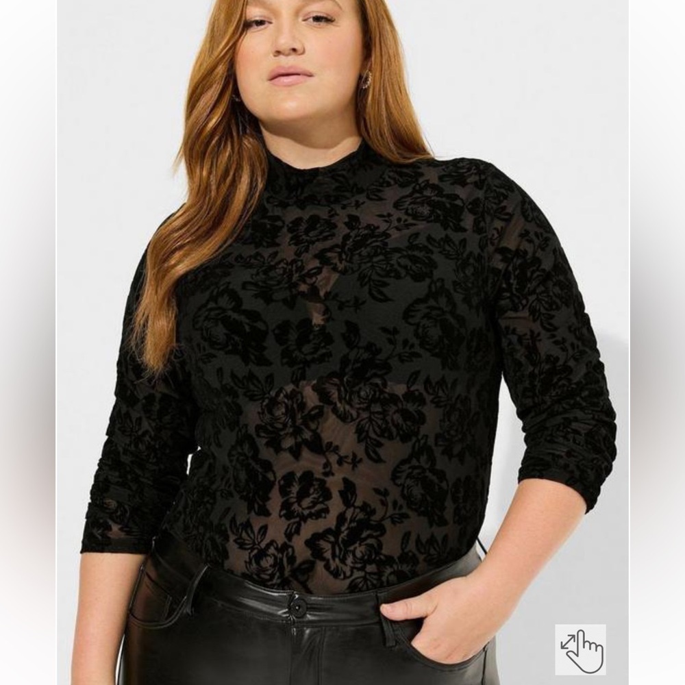 Torrid sheer shirt